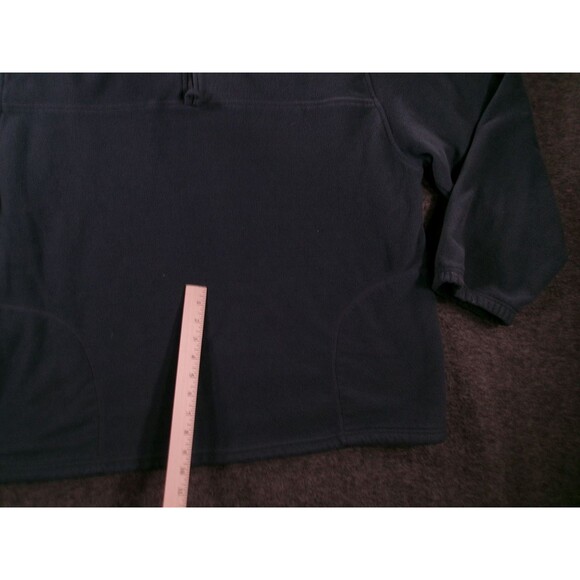 Roundy Ridge Jacket Men 2XL Gray Fleece Pullover Quarter Zip Blue Polyester - Picture 3 of 10